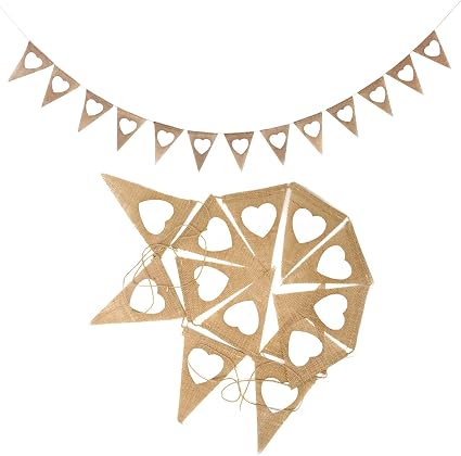 Amazon Com Honbay 13pcs White Love Heart Shape Printing Triangle