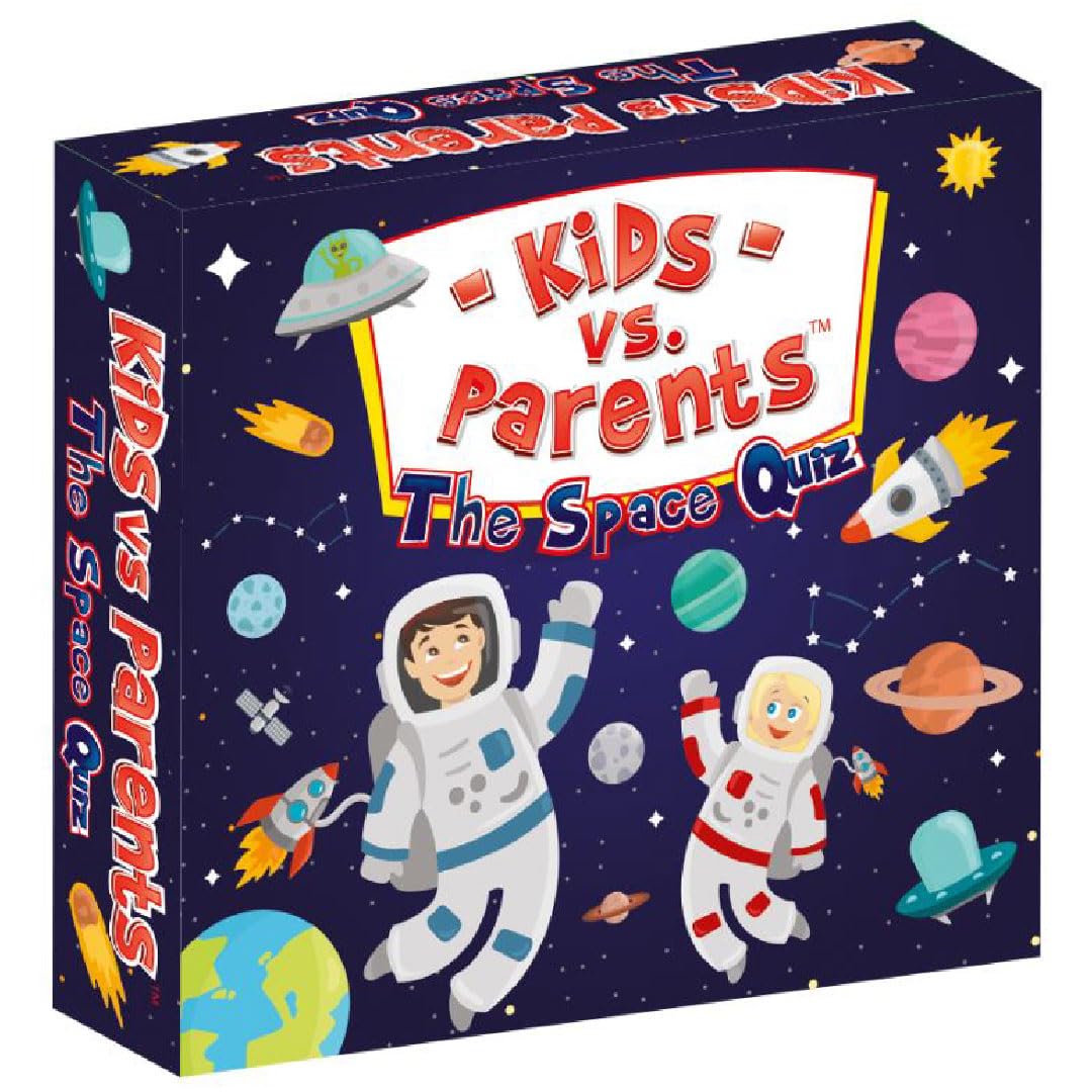 KANGUR The Space Board Game for Kids Trivia Games Quiz Family Games Party Games Table Game | Kids vs Parents The Space Quiz | Age 6+