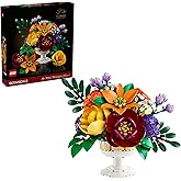 LEGO Botanicals Flower Arrangement Artificial Flowers Building Set - Wedding Decor for Table Display - Gift for Wedding, Brid