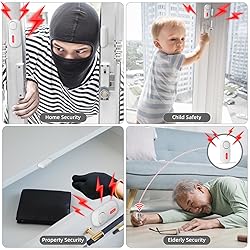 Wireless Door Alarms When Opened with