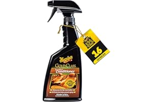 Meguiar's Gold Class Leather Conditioner Spray - Premium Car Leather Conditioner - Protect Your Car's Seats from Cracking, Fading and Drying Out - Keep It Looking and Feeling New, 16 Oz