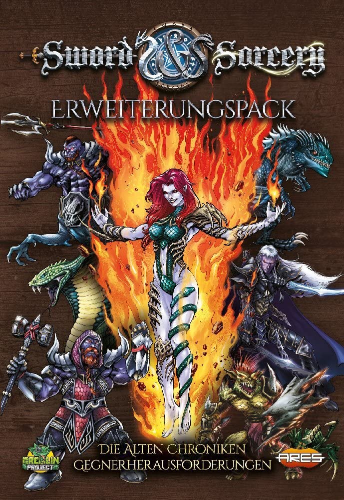 Asmodee Ares Games Sword & Sorcery: The Old Chronicles - Opponent Challenges | Expansion | Expert Game | Dungeon Crawler | 1-5 Players | From 13+ Years | 30 Minutes per Player | German