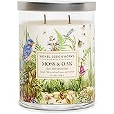 Michel Design Works Moss & Oak Medium Tumbler Candle, 14 Ounce