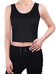 8 Pcs Women Basic Crop Tank Tops Sleeveless
