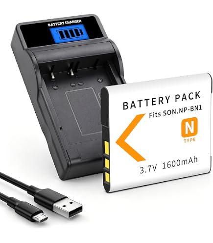 Amazon.com : Micro USB Battery Charger for Sony Cyber-Shot DSC