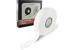 Marcobrothers Hemming Tape - 3/4 INCH x 32 Yards - Extra Strong - Iron-On Hem Tape Adhesive - 60GSM Hemming Tape for Pants, Iron Hem Tape No Sew, Washable Hem Adhesive Tape (White, 32 Yard X 1 Roll)
