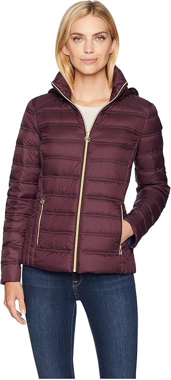 michael kors coats purple