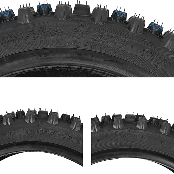 GREHUA 3.00-12 80/100-12 DIRT BIKE TIRE INNER TUBE 12 INCH REAR FOR SSR 90CC 110CC 125CC PW80 CRF70 CRF110 XR70 KLX110 KX65 TTR90 TTR110 JR80 BAJA DR70 COOLSTER QG-214 OFF ROAD MOTOCROSS HEAVY DUTY