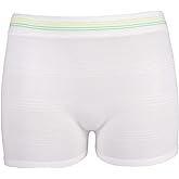 12 Pack Mesh Underwear Postpartum Must Have Hospital Provide Washable Breathable Undies for Delivery, Surgical,Traveling (L/XL(13-39 in)) White