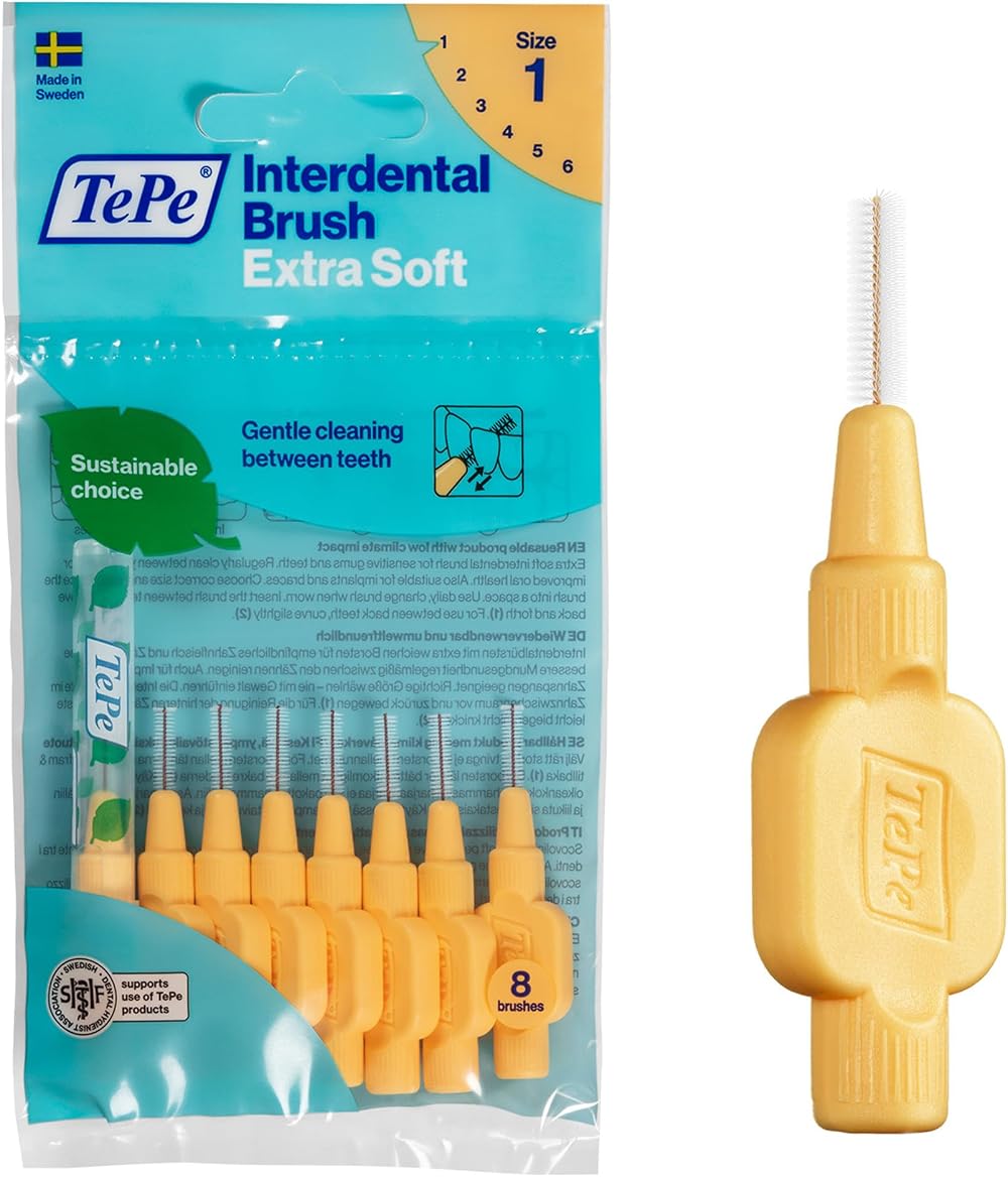 TePe Interdental Brush Extra Soft Orange ISO 1 0.45mm 8pcs