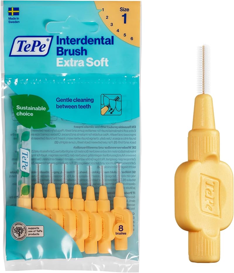 TePe Interdental Brush Extra Soft Orange ISO 1 0.45mm 8pcs
