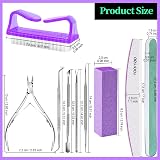 Fandamei 12 Pcs Nail Files & Buffer Set Manicure Pedicure Tools view 7