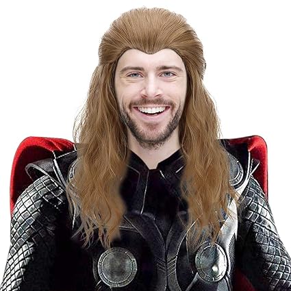 Amazon Com Long Blonde Cosplay Wig For Men Synthetic Full Head