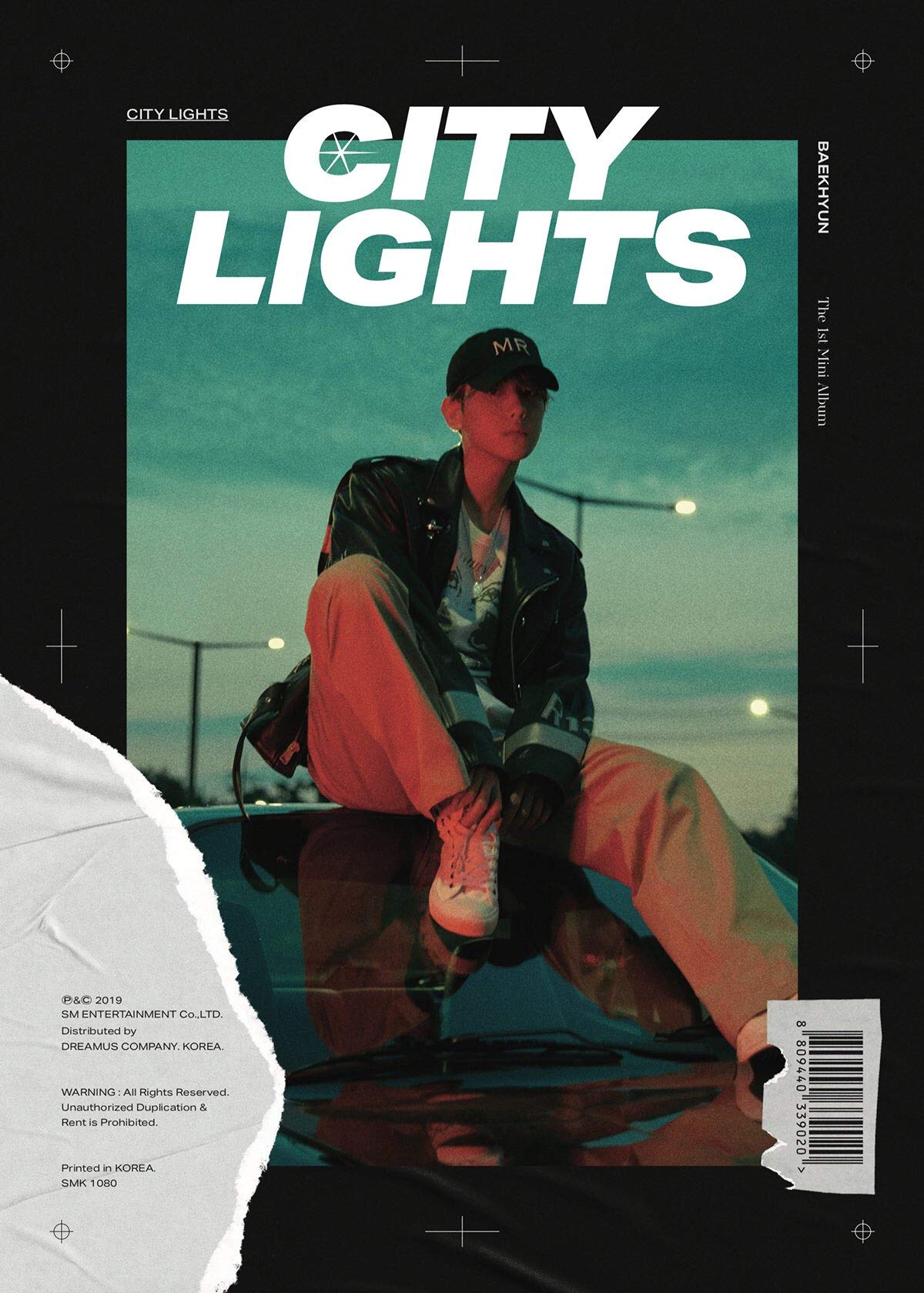 EXO BAEKHYUN The 1st Mini Album ‘City Lights’ [Night Ver.] - [Pre Order] Pack of CD, Photobook, Phot