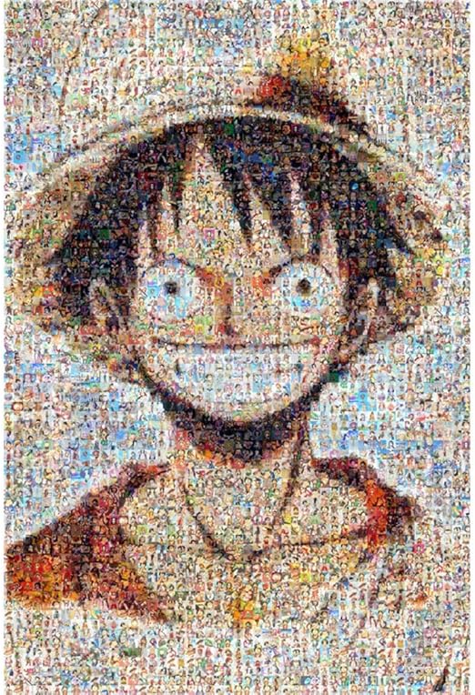 Amazon Co Jp 大人のパズル ワンピース漫画のパズル300 500 1000個の大人の子供の木製ルフィスマイリーモザイクジグソーパズルのおもちゃ D 0715 Color A Size 300 Pieces ホーム キッチン