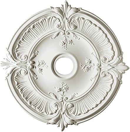 Focal Point Acanthus Medallion In Primed White 31 Inch 81031