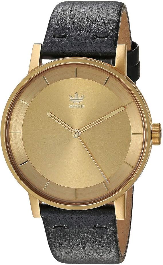 adidas watch black and gold