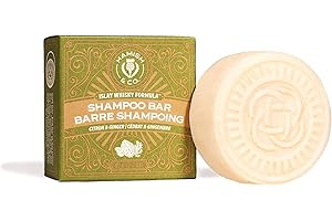 VIORI Hamish & Co. Shampoo Bar - Citron & Ginger - Shampoo for Men - Handcrafted with Scottish Islay and Whiskey Infused - Made from Natural Ingredients - Sulfate, Paraben, Cruelty, and Plastic-Free