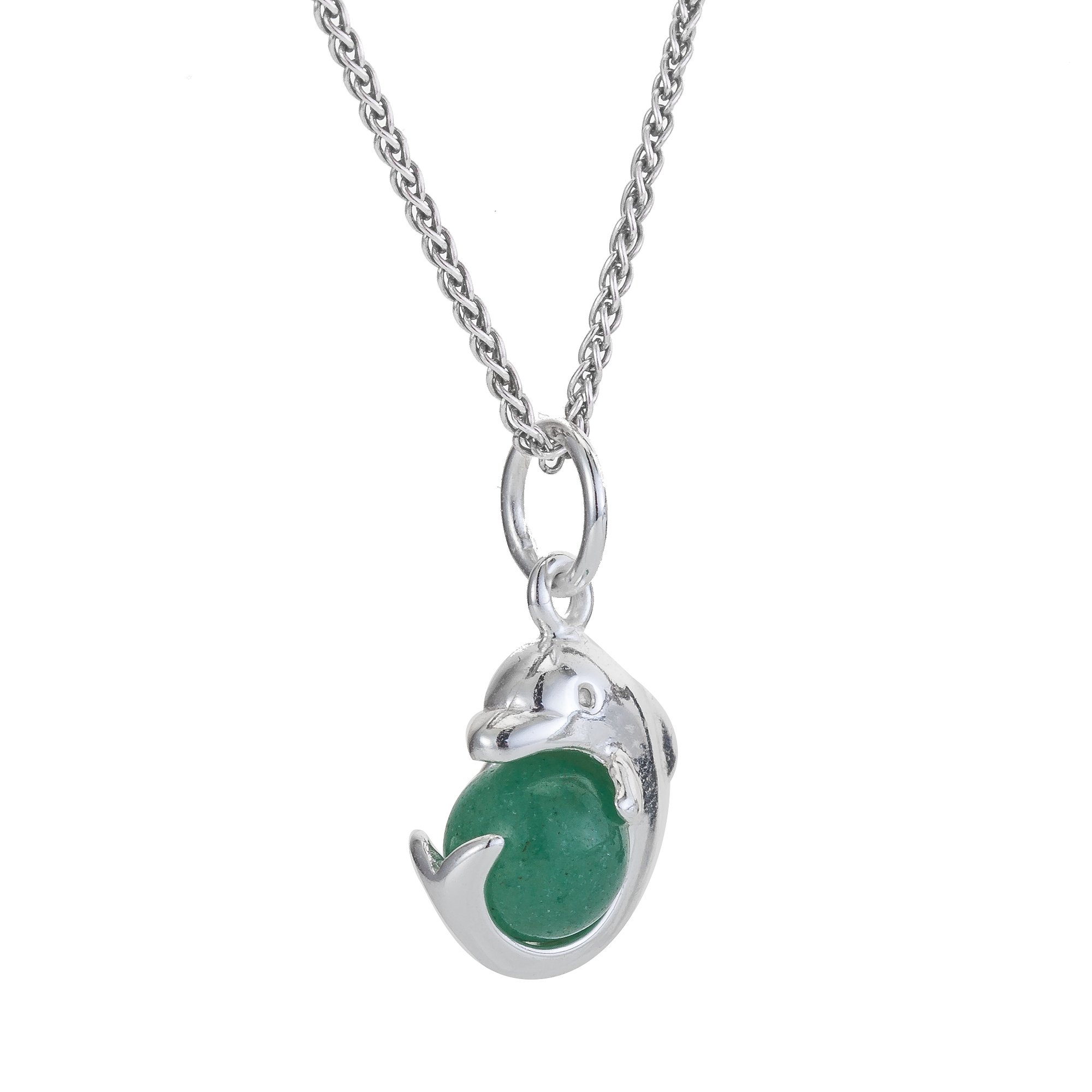 Sterling Silver Dolphin Pendant