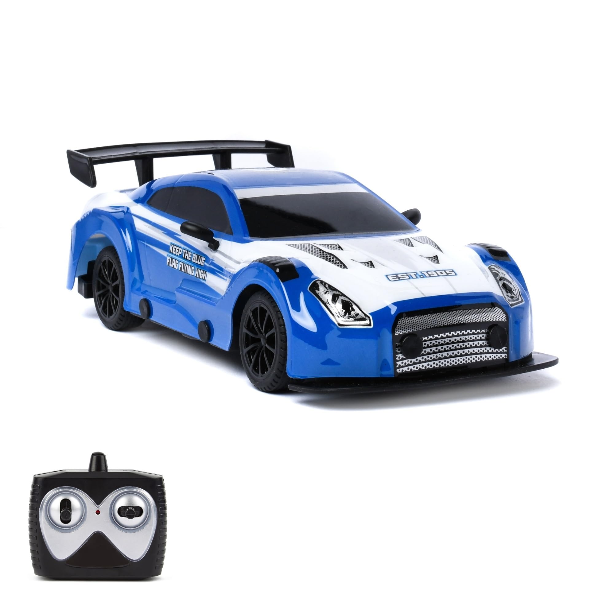 Chelsea FC Officially Licensed RC Sports Car, Remote Control Vehicle, 1:24 Scale The Blues, for Kids & Adults