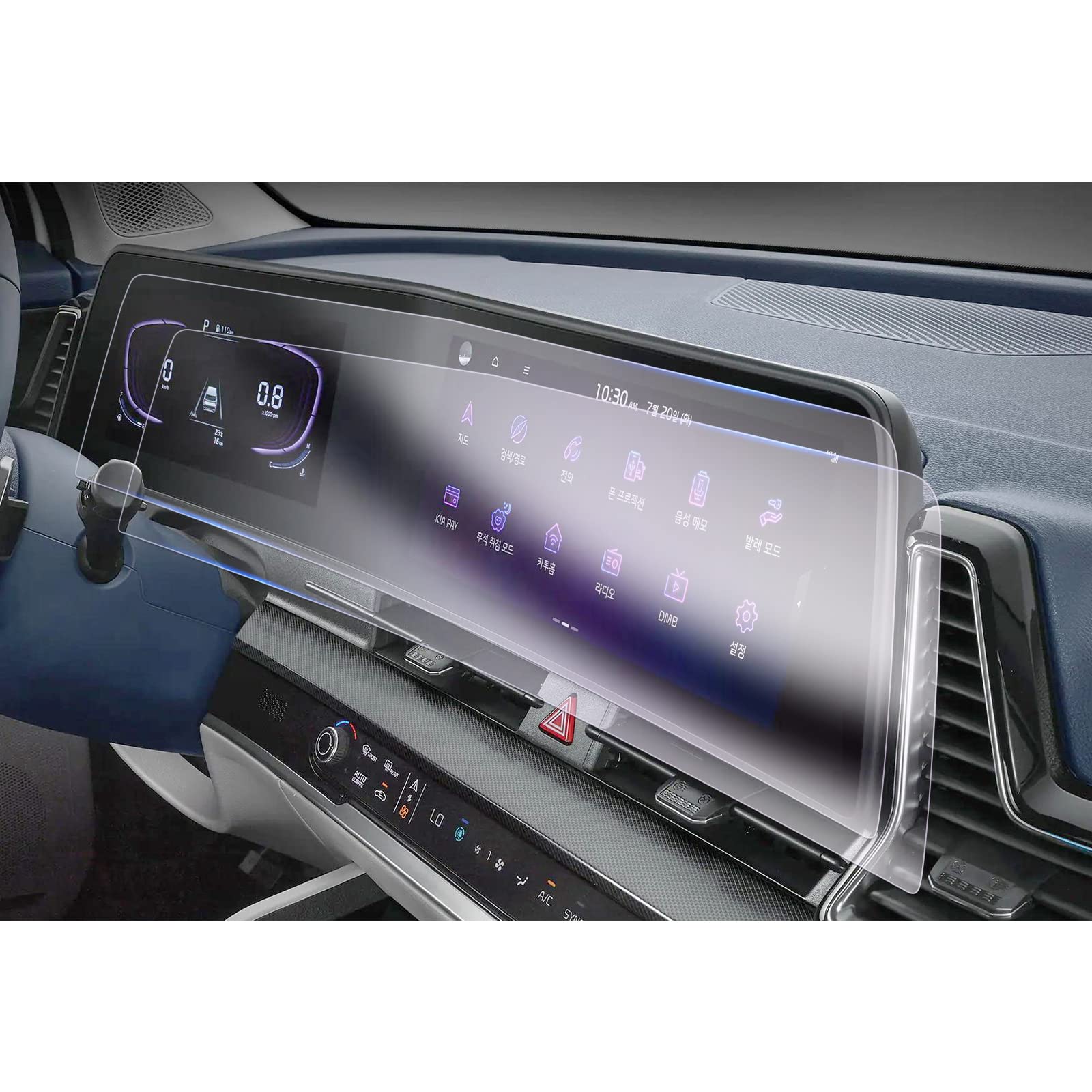 GAFAT [Pack of 2] Compatible with Kia Sportage NQ5 2022-2024 2025 Navigation + Virtual Cockpit Screen Protector, Sportage 2023 Nano Screen Protector, 6H Anti-Scratch (Curve)