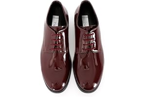 SIRRI Boys Derby Patent Formal Dress Shoes Lace Up Wedding Prom Footwear