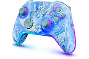 ZRZLMVP Wireless Switch Controllers for Nitendo Switch/OLED/Lite, 1200mAh Switch Pro Controller with 10 Color Light Modes, Rechargeable Switch Turbo Control with Vibration, 6-Axis Gyro, Turbo, Wake Up