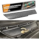 ROOCS 17-19 Model 3 Air Intake Grille, ABS Plastic Air Vent Intake Air Flow Vent Protection Cover Inlet Cover for Tesla Model