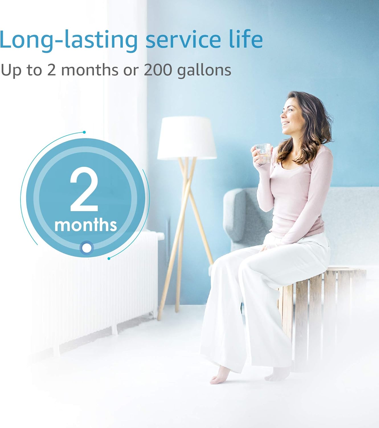 AQUA CREST FM-15RA Faucet Water Filter, Compatible with Culligan FM-15RA Water Filter, Culligan FM-15A Filtration System, White Finish (Pack of 3): Home & Kitchen