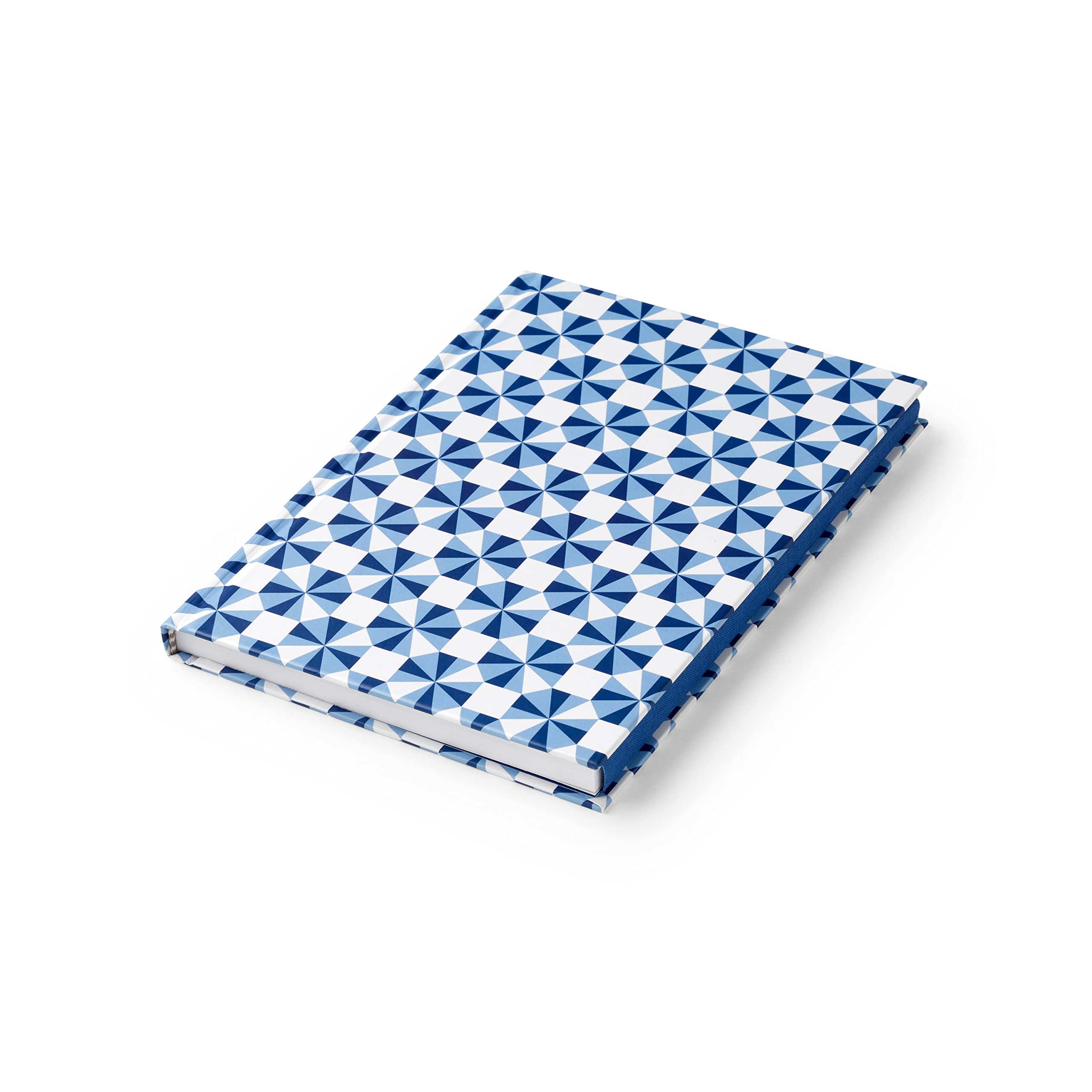 PdiPigna - GIO PONTI Collection - Notebook white, unlined A5 hard cover, graphic fans