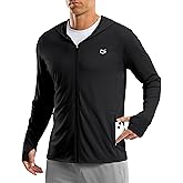 G Gradual Men's UPF 50+ Sun Protection Hoodie Jacket Lightweight Full Zip Hoodies Long Sleeve Shirts for Men Hiking Fishing