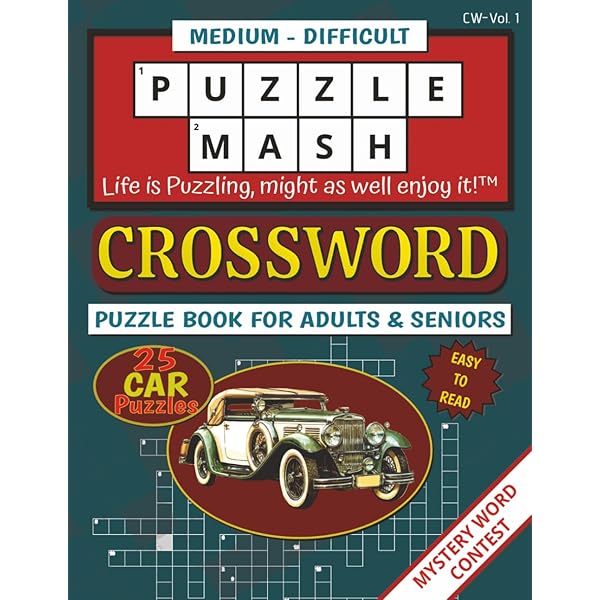 Car u0026 auto crossword puzzles: fun trivia and automotive themed ...