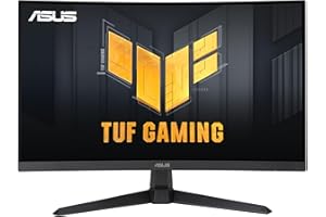 ASUS TUF Gaming 27” 1440P Curved HDR Gaming Monitor (VG27WQ3B) - QHD (2560 x 1440), 180Hz, 0.5ms, 1500R, Extreme Low Motion B