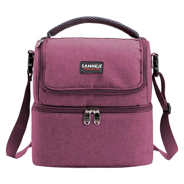 YUMINGUHC LUNCH BAG FOR WOMEN DOUBLE DECKER LEAKPROOF...