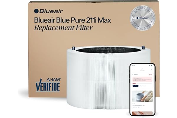 BLUEAIR Pure 211i Max Genuine Replacement Filter F2MAX, Fits Air Purifier