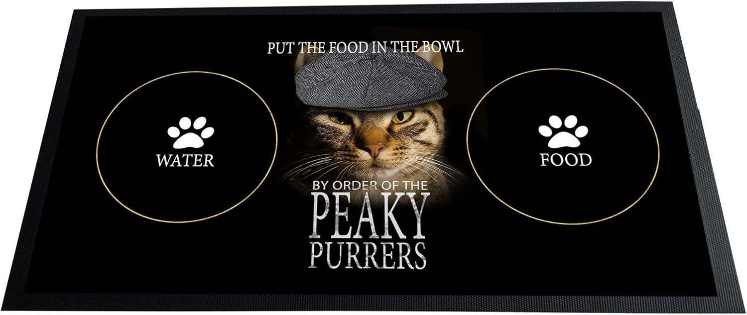 personalised cat food mat