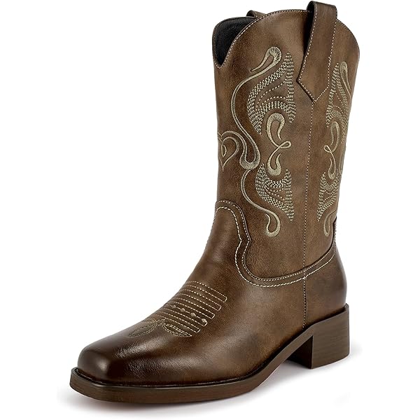 11/mo Finance Cowboy Boots For Men Mens Square Toe Western