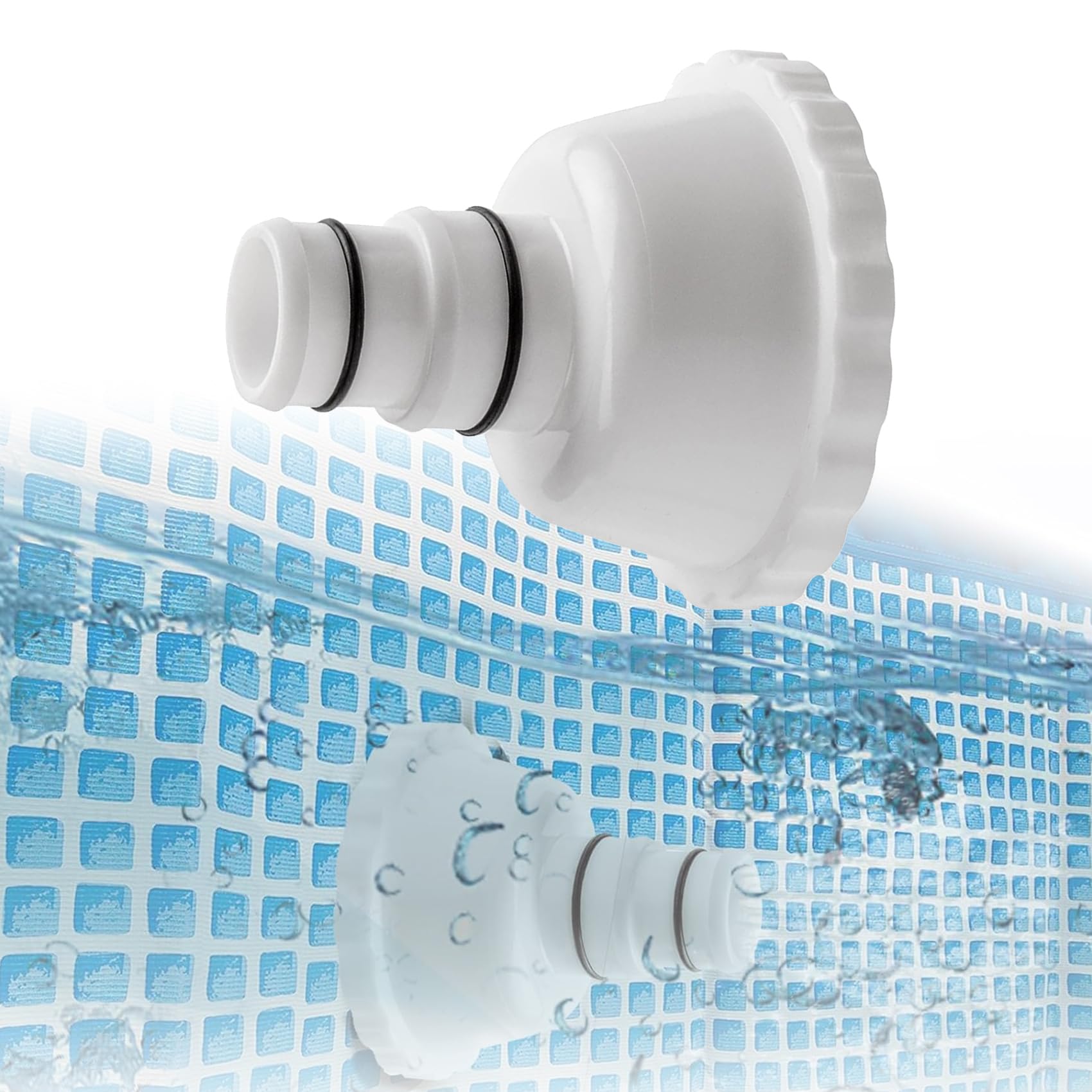 NUHFUFA Vacuum Adapter RP/RX Skimmer Attachment Compatible with Summer Waves Pool Vacuum Adapter Parts for 1.5" Hose Connection for Drain Pool Above-Ground Pool