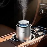 Okali Smart Car Air Freshener, Waterless Essential Oil Diffuser (Fresh Linen &amp; White Musk)
