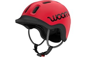 woom Ready Kids' Helmet, Adjustable Pinch-Free Children's Helmet with Reflective Details for Bicycle Riding, Roller Skating &