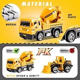 EUTOYZ 5 in 1 Construction Toy Cars Set for 1-6 Years Boys view 3