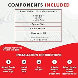 SwingClear, Mailbox Support Post with Swinging Boom