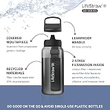 LifeStraw Go Series 1L BPA-Free Water Filter Bottle Nordic Noir view 7
