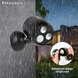 Proxinova Outdoor LED Security Lights 2 Pack Battery Powered Motion Sensor view 5