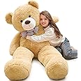MorisMos Giant Teddy Bear 4ft, Big Large Teddy Bear 4 Foot Plush for Kids, Lifesize Bear Stuffed Animals for Girlfriend, 55 Inches