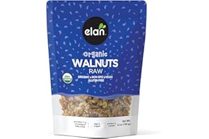ELAN Organic Walnuts, Non-GMO, Vegan, Gluten-Free, Kosher, 150g