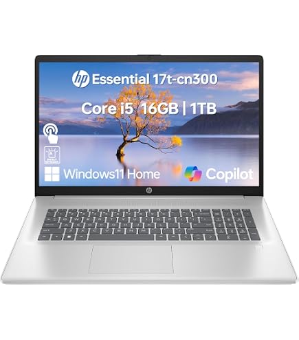 Amazon.com: HP 17 Laptop, 17.3'' HD+ Touchscreen, Intel Core i7