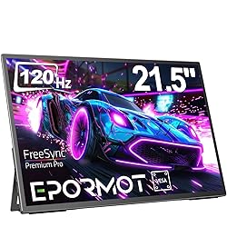 EPORMOT Portable Monitor 21.5 inch 120hz for