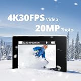 AKASO Brave 4 Pro 4K30FPS Action Camera 131ft Waterproof Touch Screen EIS Remote view 2