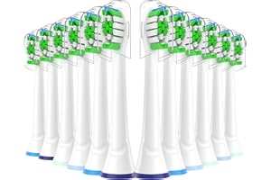 Replacement Toothbrush Head Compatible with Philips Sonicare Electric Toothbrush - Fit Plaque Control, Gum Health, FlexCare, 